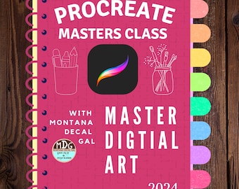 Procreate Masters Class Guide eBook with Videos and How to Make Money Online Free Bonus