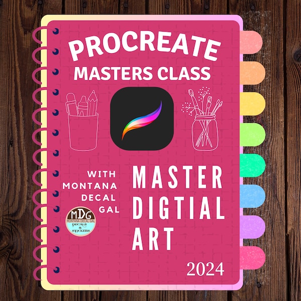 Procreate Masters Class Guide eBook with Videos and How to Make Money Online Free Bonus
