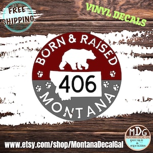 University of Montana Car Decals | Mirror Decals | Gifts for Her | U of M  | Montana Griz Stickers, Custom Vinyl Decal