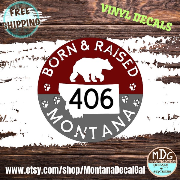 University of Montana Car Decals | Mirror Decals | Gifts for Her | U of M  | Montana Griz Stickers, Custom Vinyl Decal