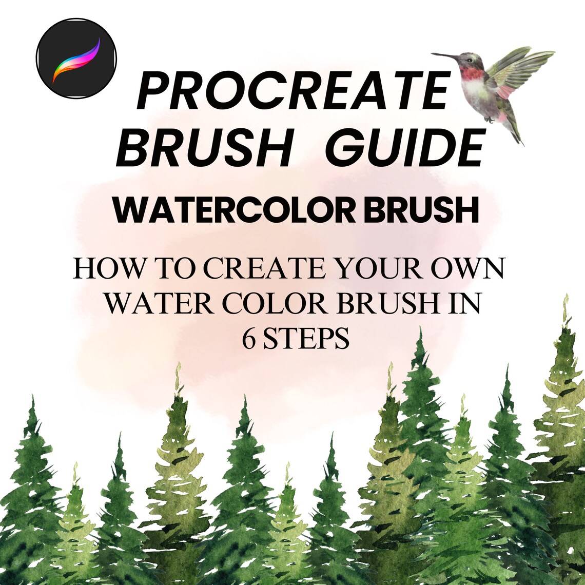 Beginner Watercolor Brush Settings Procreate Guide Etsy