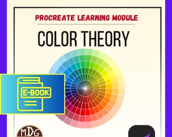 Procreate eBook Guide to Color Theory Plus Free Custom Glitter Brushes
