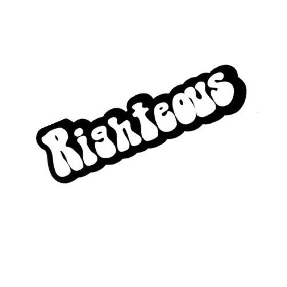 Righteous Retro Decal for Vehicles Old School Decals Vintage Etsy
