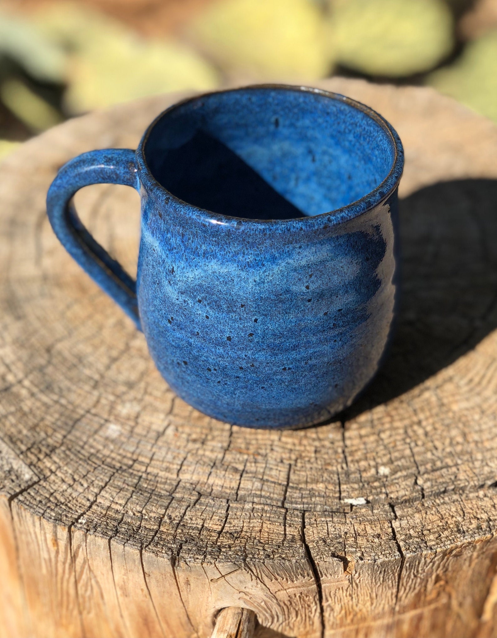 Blue coffee mug Etsy