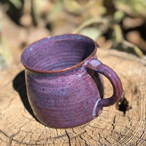 2 purple cup mug set. holds 18-20oz.