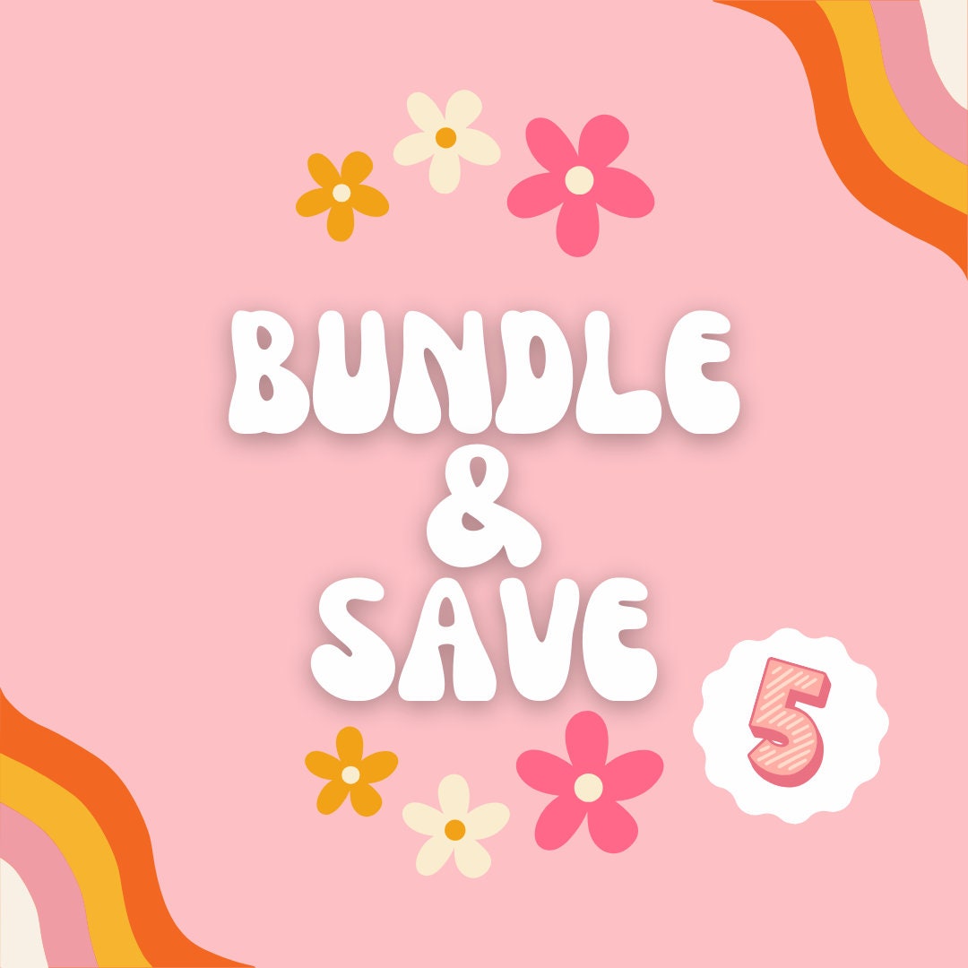 Any 5 Sticker Pack Sticker Pack Choose Any 5 Stickers Vinyl Etsy