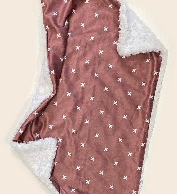 Double Side Flannel Fleece Fabric Plush Fur Cuddle Baby Blanket