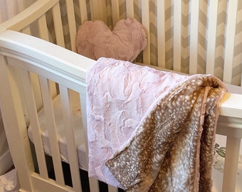 custom faux fur blanket, throw blanket, baby blanket