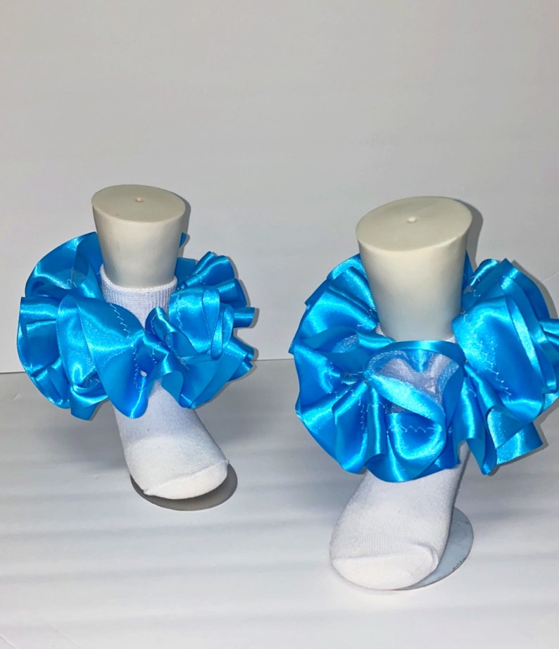 Ruffle Ribbon Socks Any Color Etsy