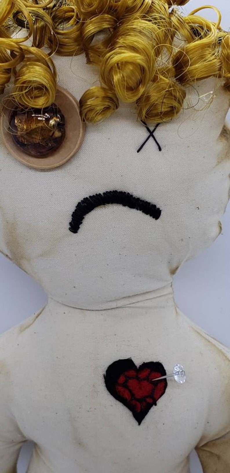 2 face generic Voodoo doll