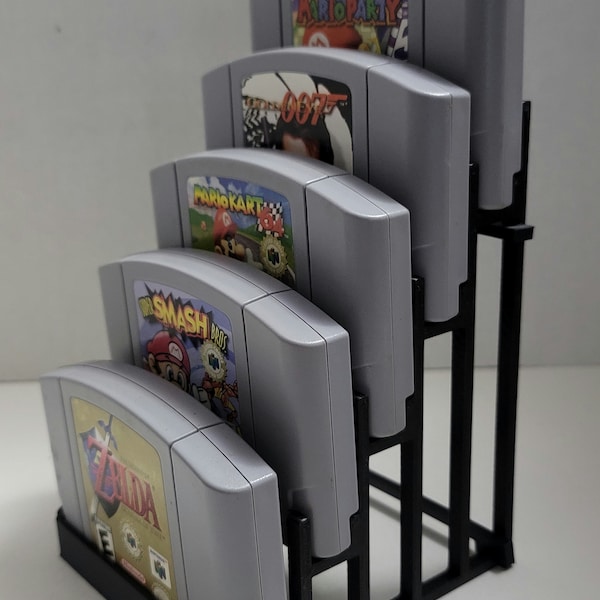 N64 game stand 5 cartridge