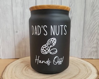 Personalised Black Nuts Jar 1.1 l