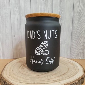 Personalised Black Nuts Jar 1.1 l