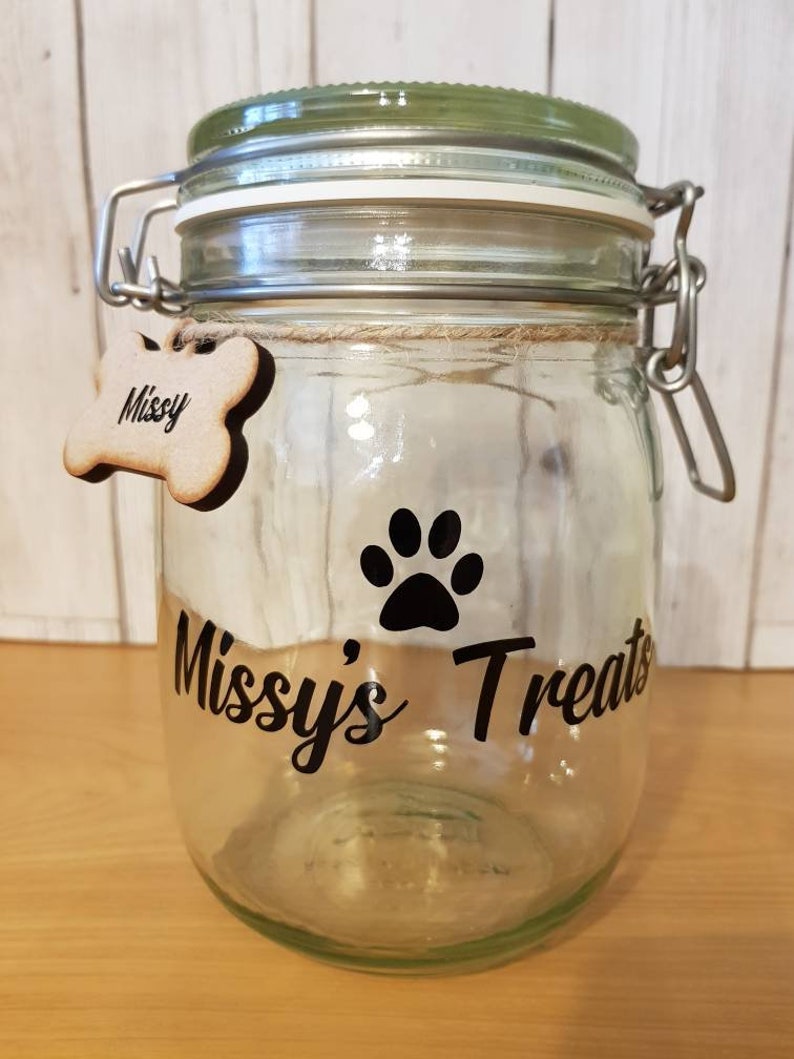 Personalised Dog Treat Jar