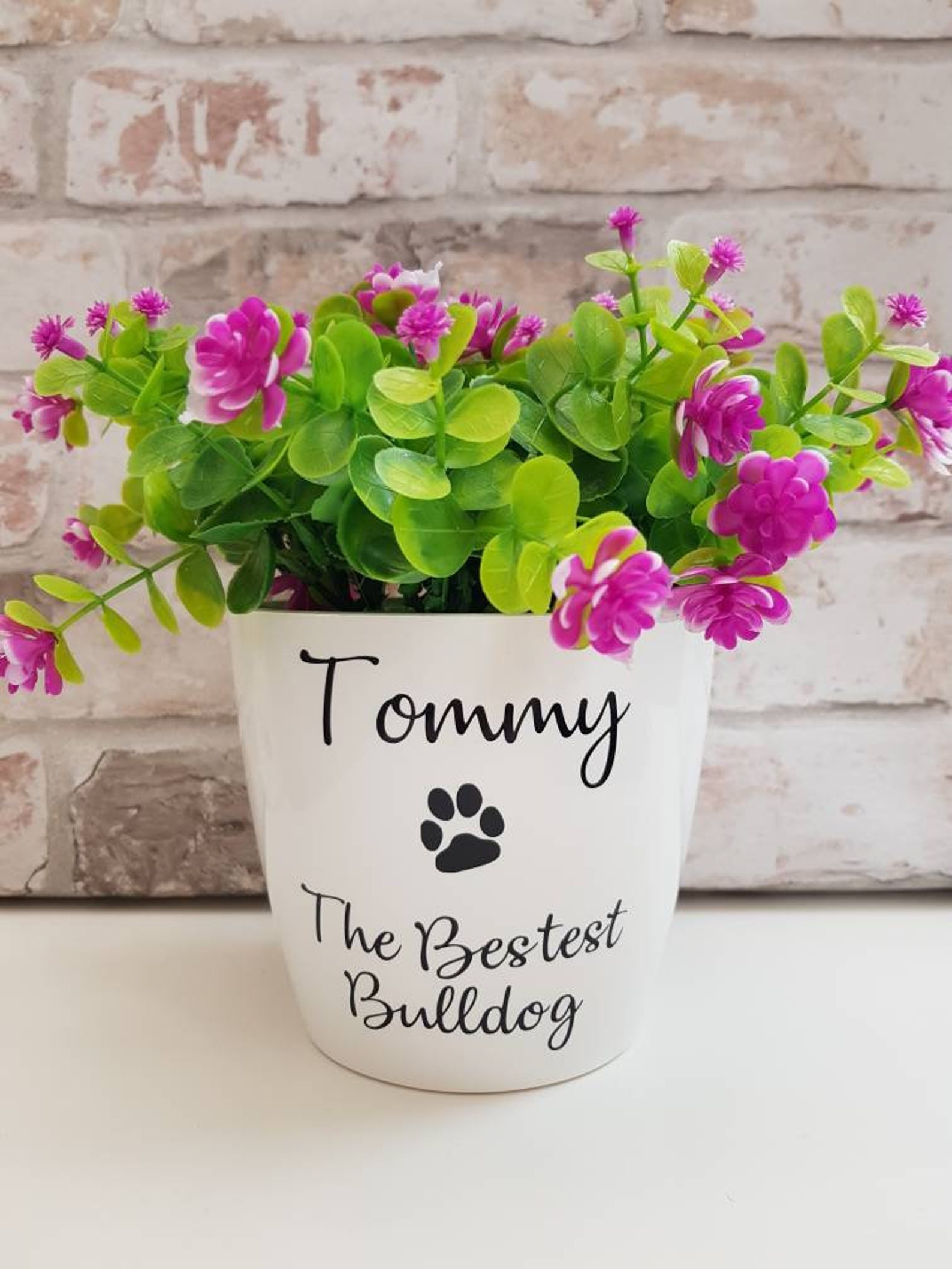 Personalised Dog Cat Memorial Plant Pot Etsy