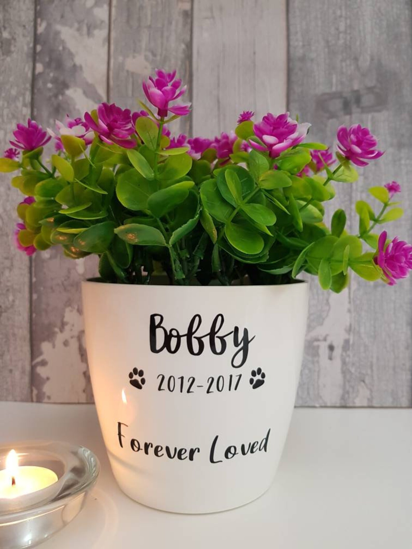 Personalised Dog Memorial Plant Pot Etsy