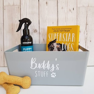 Personalised Dog Stuff Storage Box