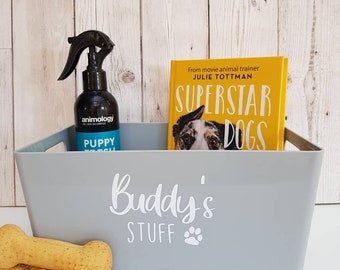 Personalised Dog Stuff Storage Box