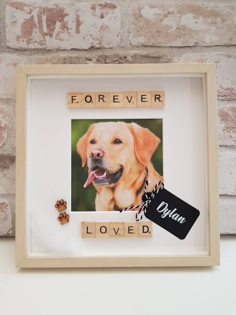 Personalised Dog Cat Memorial Photo Frame Etsy UK