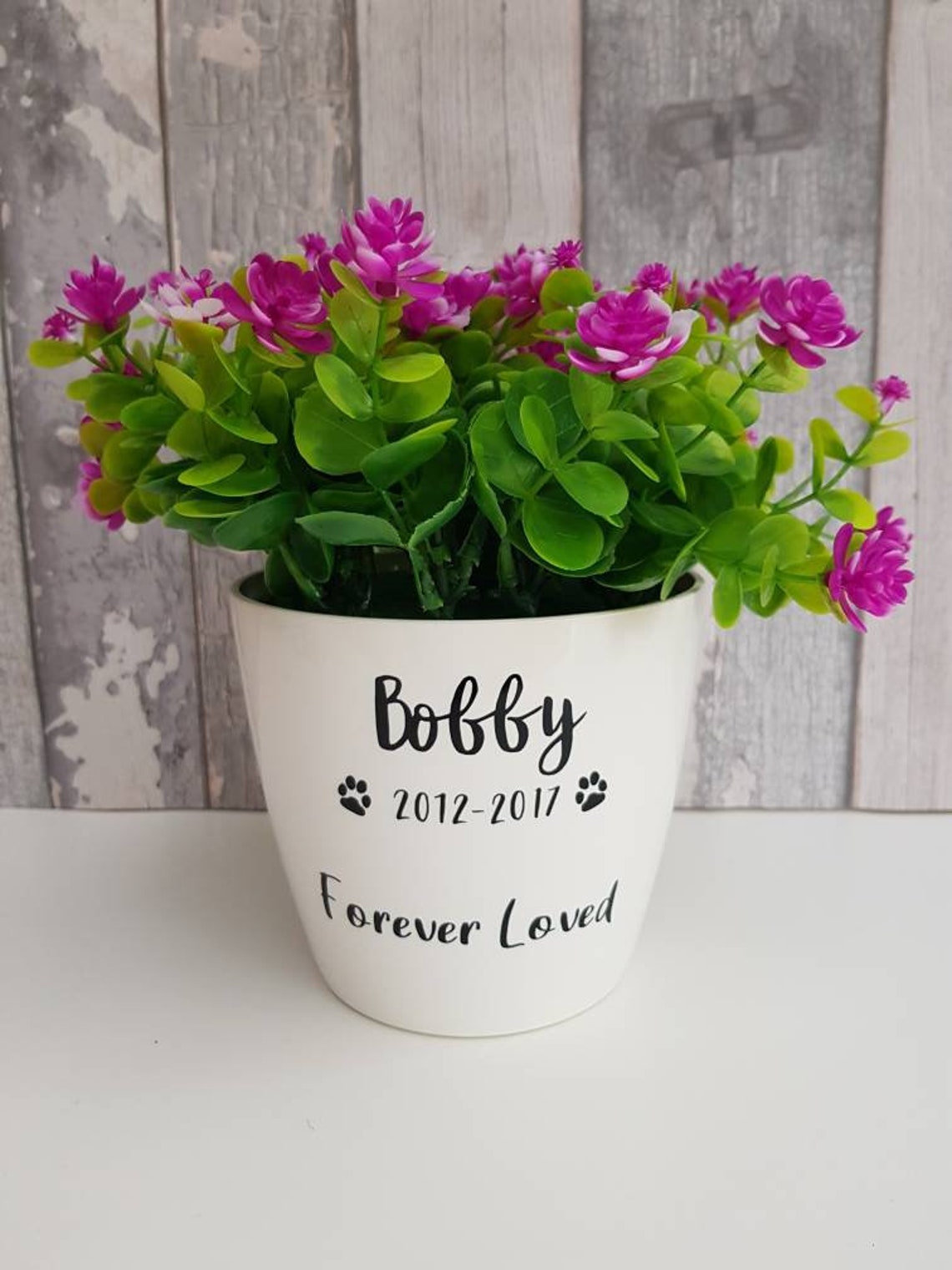 Personalised Dog Memorial Plant Pot Etsy