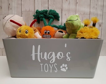 Personalised Dog Toy Storage Box