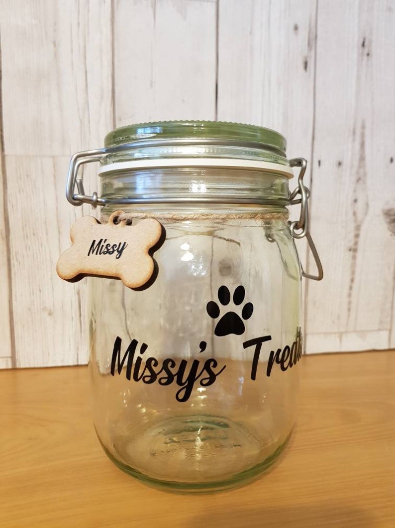 Personalised Dog Treat Jar