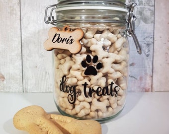 Personalised Dog Treat Jar