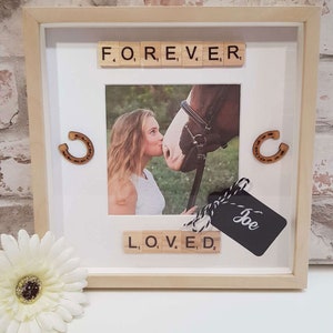 Personalised Horse Pony Memorial Photo Frame