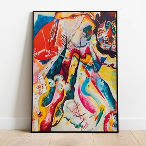 Kandinsky Poster, Wall Decor, Abstract, Fine Art, Museum Prints, Expressionism, Vintage Paintings, Collectors Items, Poster, Wall Art