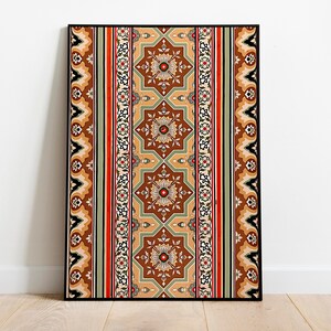 Indian Folk Art, Vintage Mughal Prints, Living Room decor, Indian Motif Poster, Wall Art, Jaipur Prints