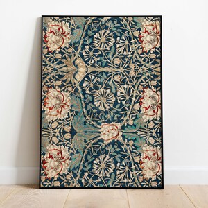 William Morris Vintage Art Poster, Vintage Floral Tapestry, Instant Digital Download, Poster, Wall Art, Paintings