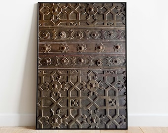 Mughal Palace Door Print, Vintage Indian Wall Art (Digital Download)