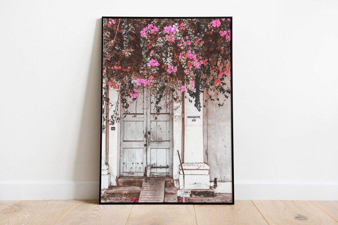Indian Bougainvillea Prints, Living Room Decor, Printable Art