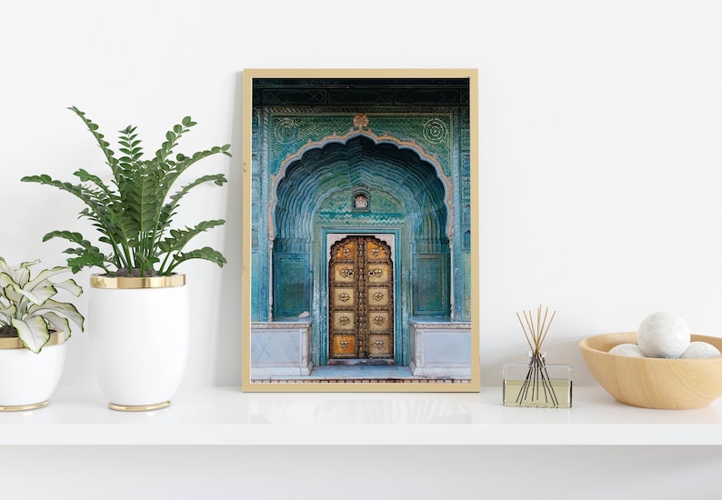 Indian Palace Wall Art Jaipur Travel Poster Living Room - Etsy