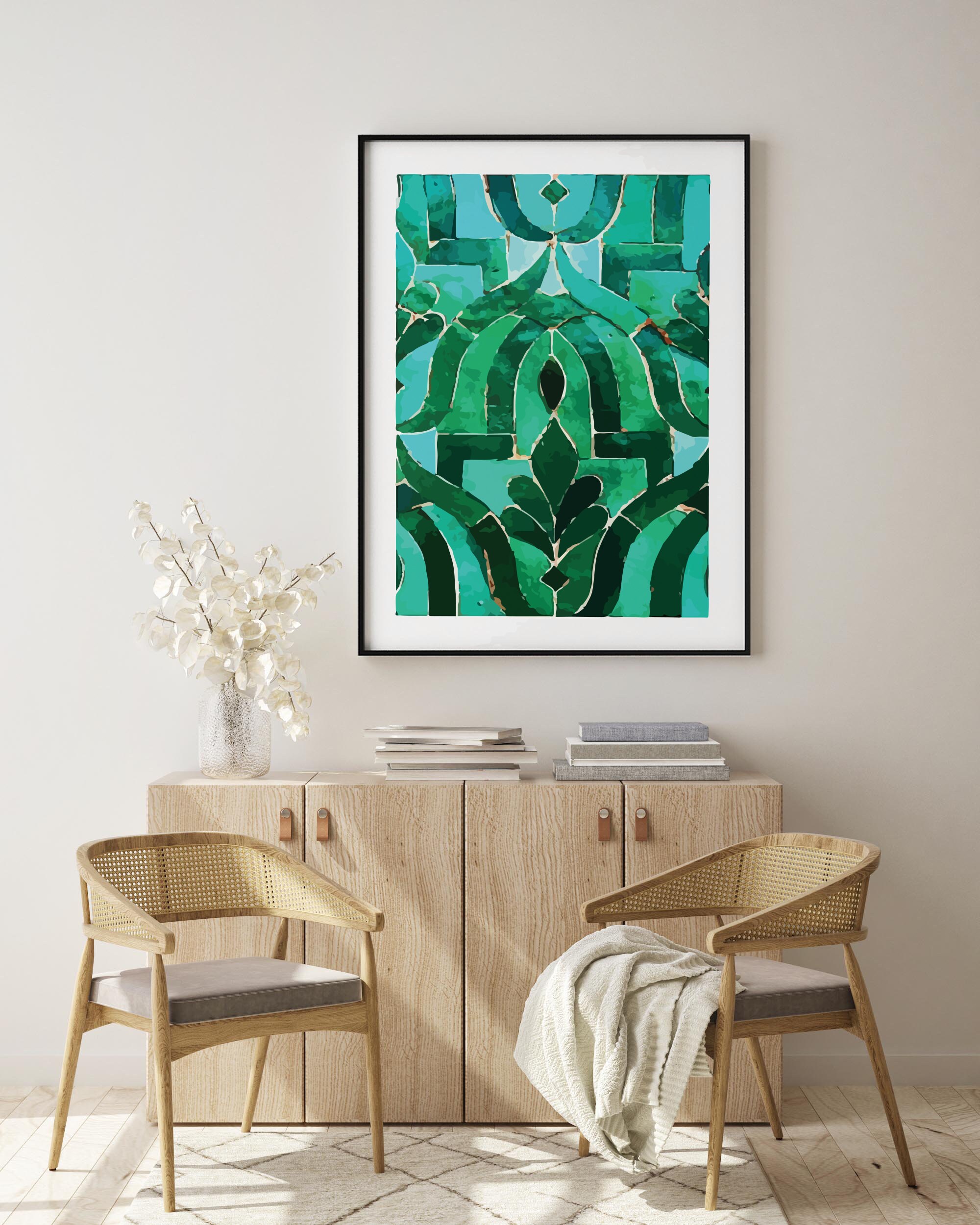 Islamic Wall Art Moroccan Wall Art Living Room Decor Etsy