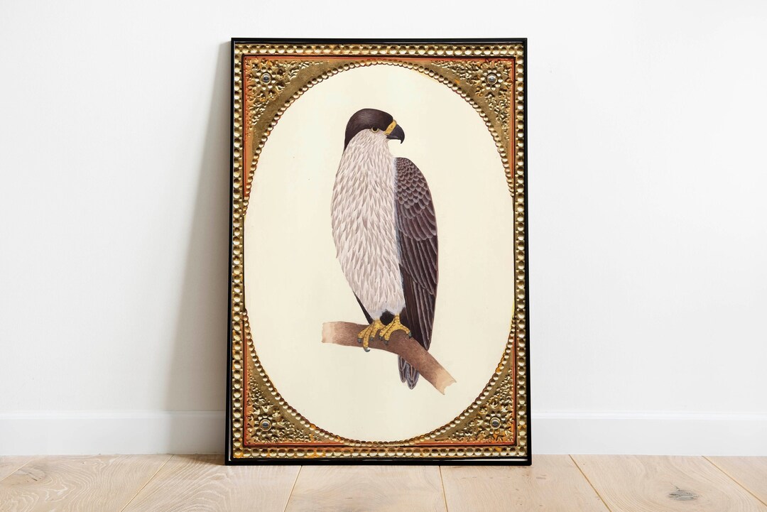 Indian Bird Wall Art, Living Room Decor, Indian Painting, Printables ...