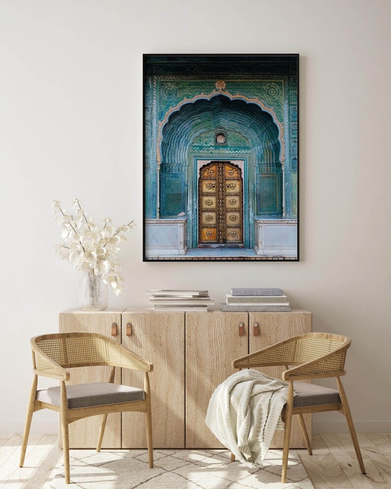 Indian Palace Wall Art Jaipur Travel Poster Living Room - Etsy