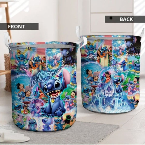 Lilo and Stitch Laundry Basket Etsy Australia
