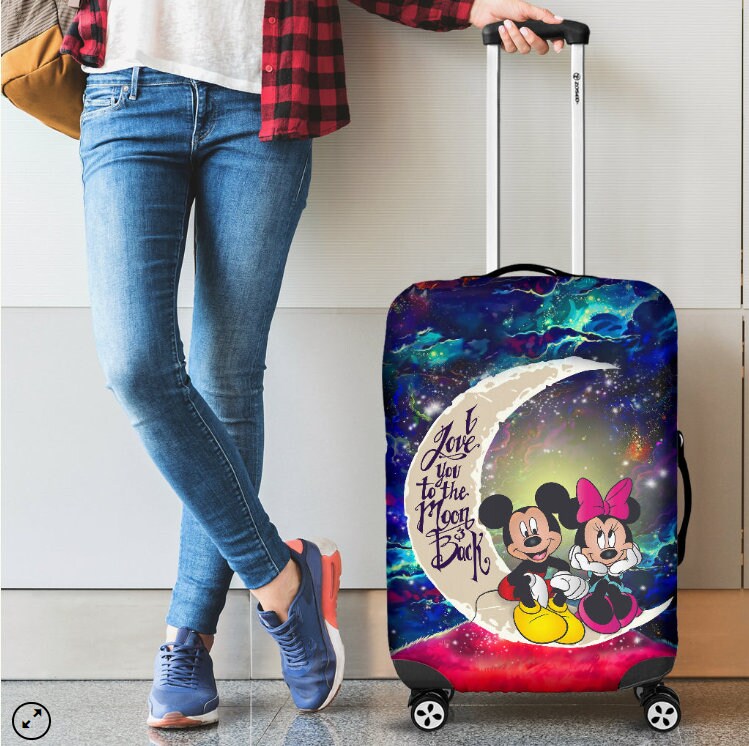 Discover Mickey 3D All Over Print Luggage Cover, Mickey Travel Luggage, Mickey Lovers Gift