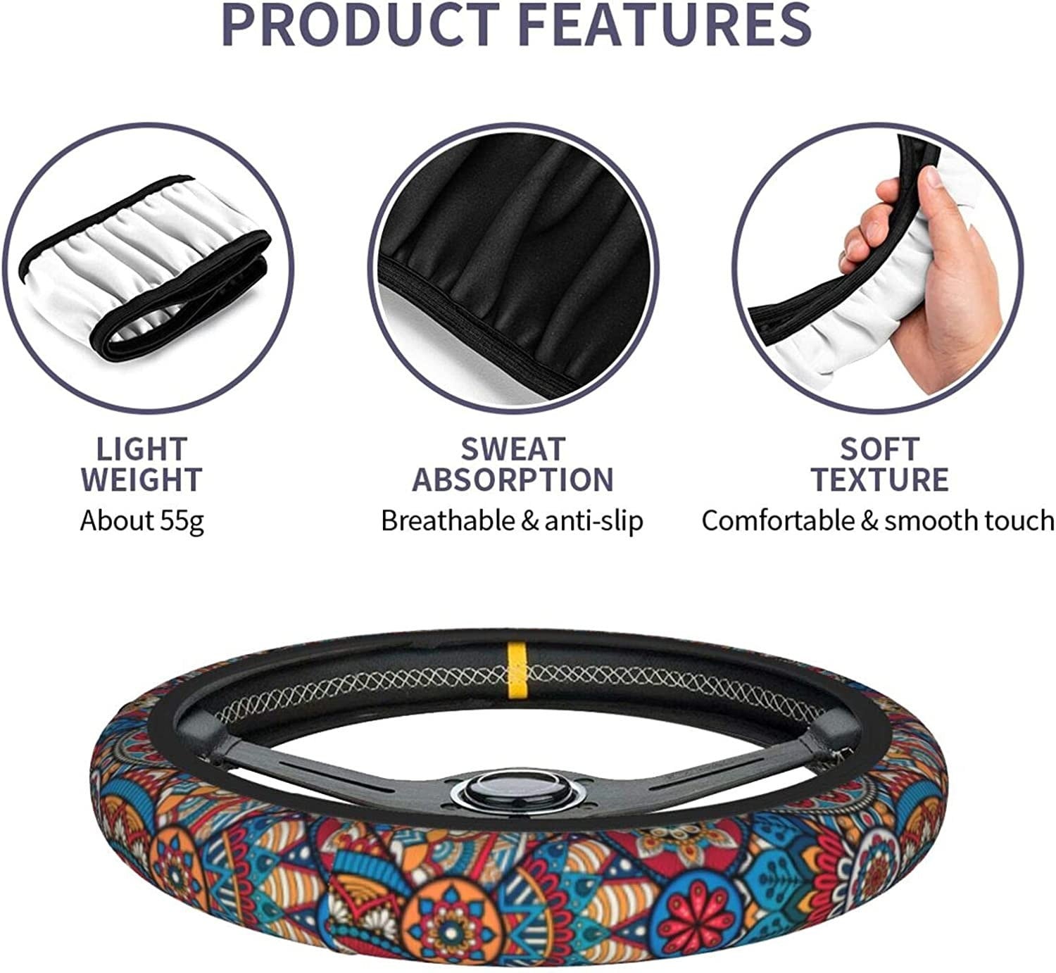 Daisy Duck Characters Steering Wheel Cover,Disney Car Accessories