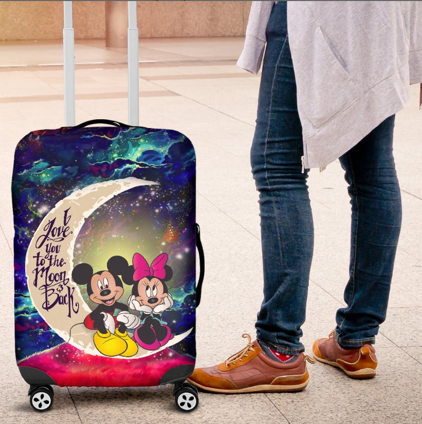 Discover Mickey 3D All Over Print Luggage Cover, Mickey Travel Luggage, Mickey Lovers Gift