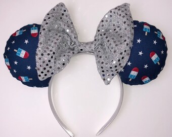 Patriotic Popsicle Mouse Ears