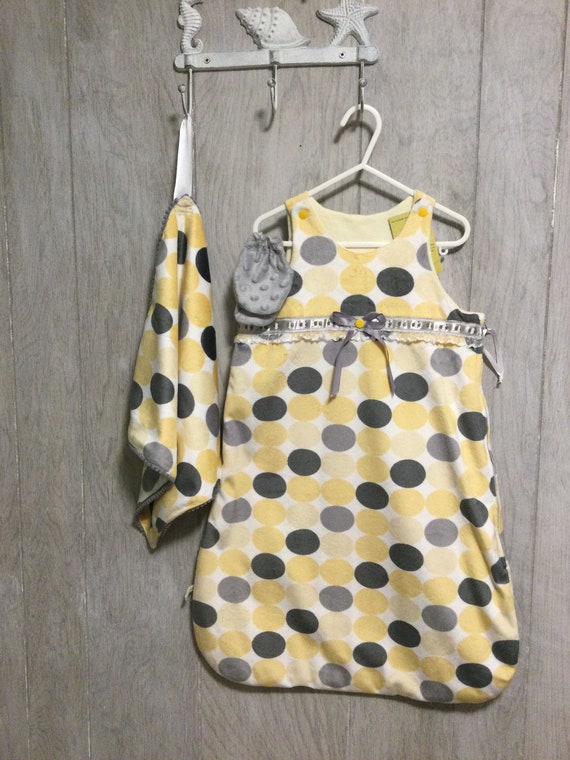 Kleding Meisjeskleding Babykleding voor meisjes Pyjamas & Badjassen Weer gewicht baby een stuk slaper 12 maanden gemaakt in de VS Vintage 80s GRATIS verzending 