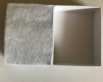 Earring Or Ring Jewelry Box , filled with cotton, buy in groups of 5, f