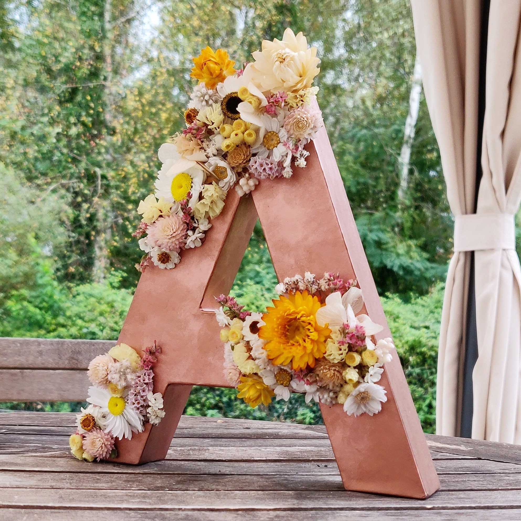 Lettre Florale sur Mesure