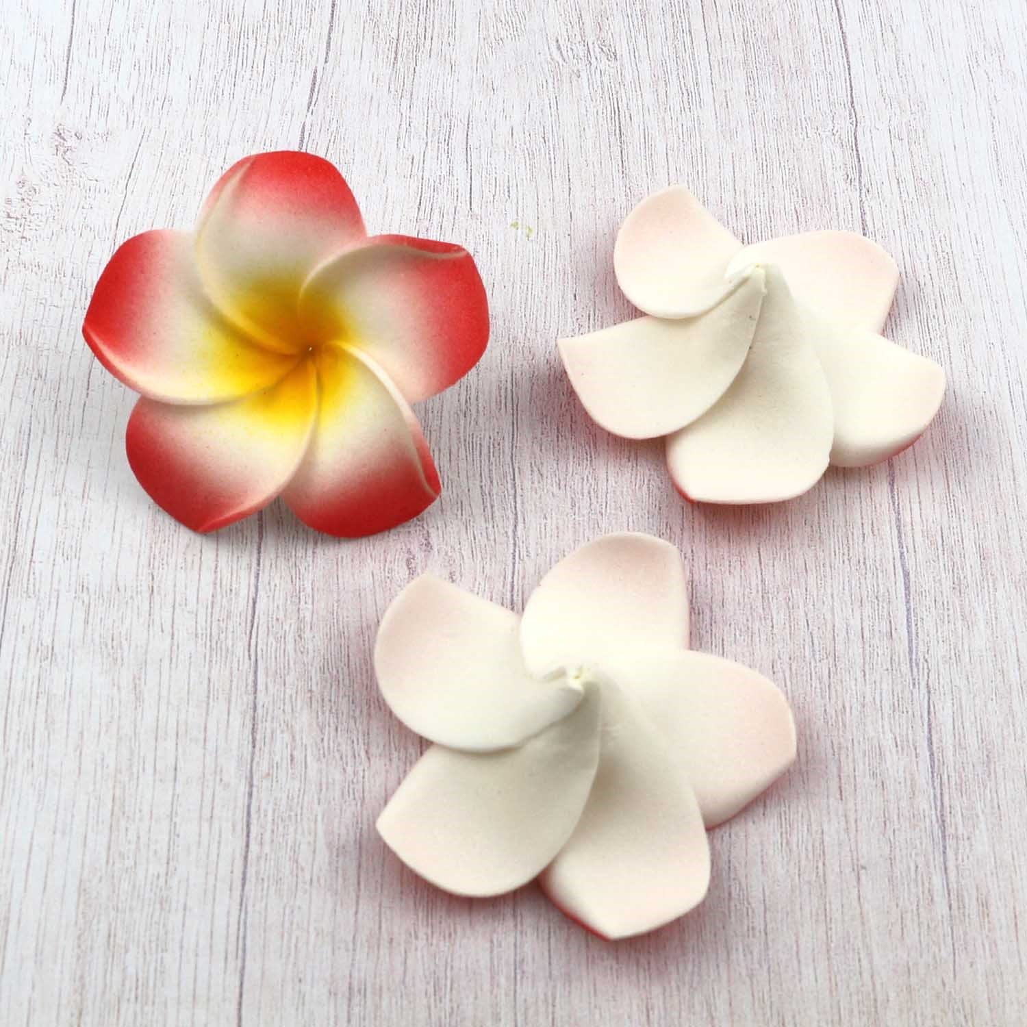10/100 X 6cm Plumeria Foam Frangipani Flowers for Wedding Etsy Australia