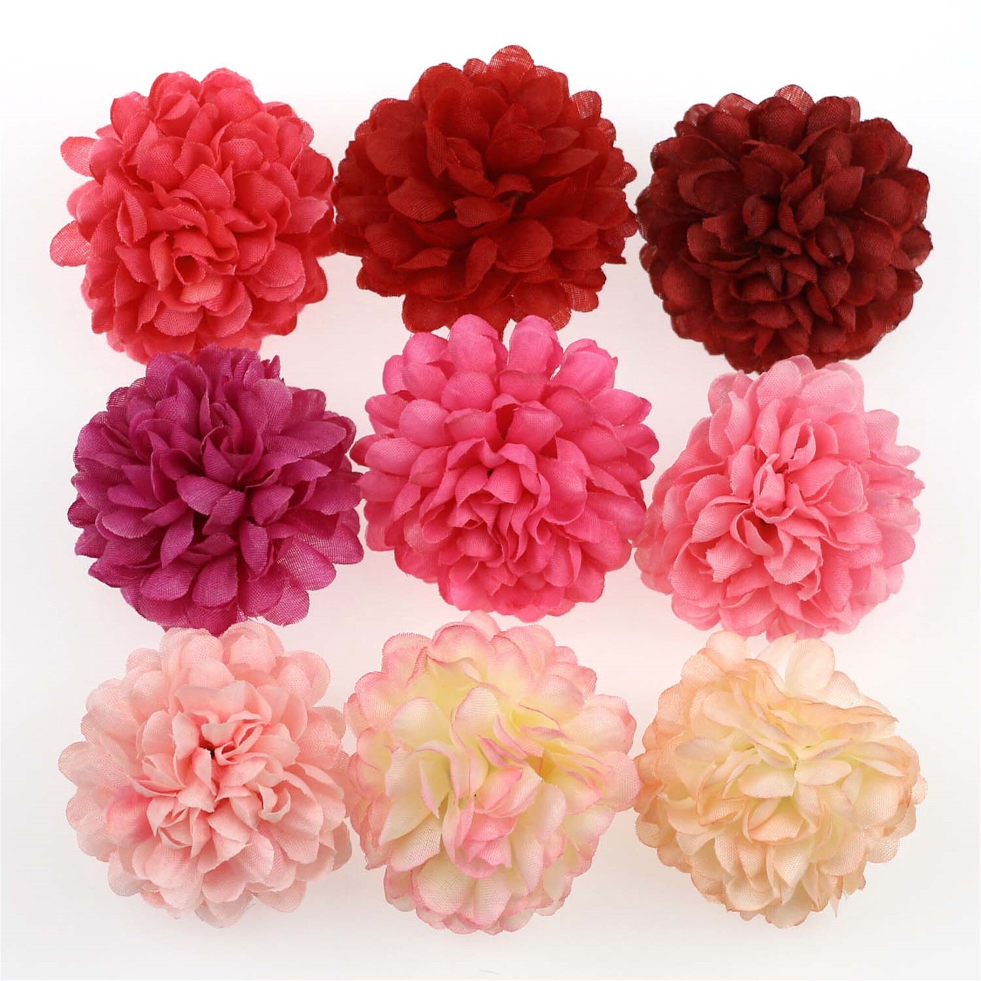 50pc 5cm Daisy Artificial Fake Flower Silk Spherical Heads Etsy