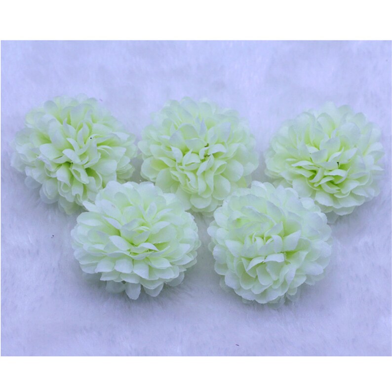 20/100X 5cm Daisy Bulk Carnation Artificial Flowers Heads Etsy
