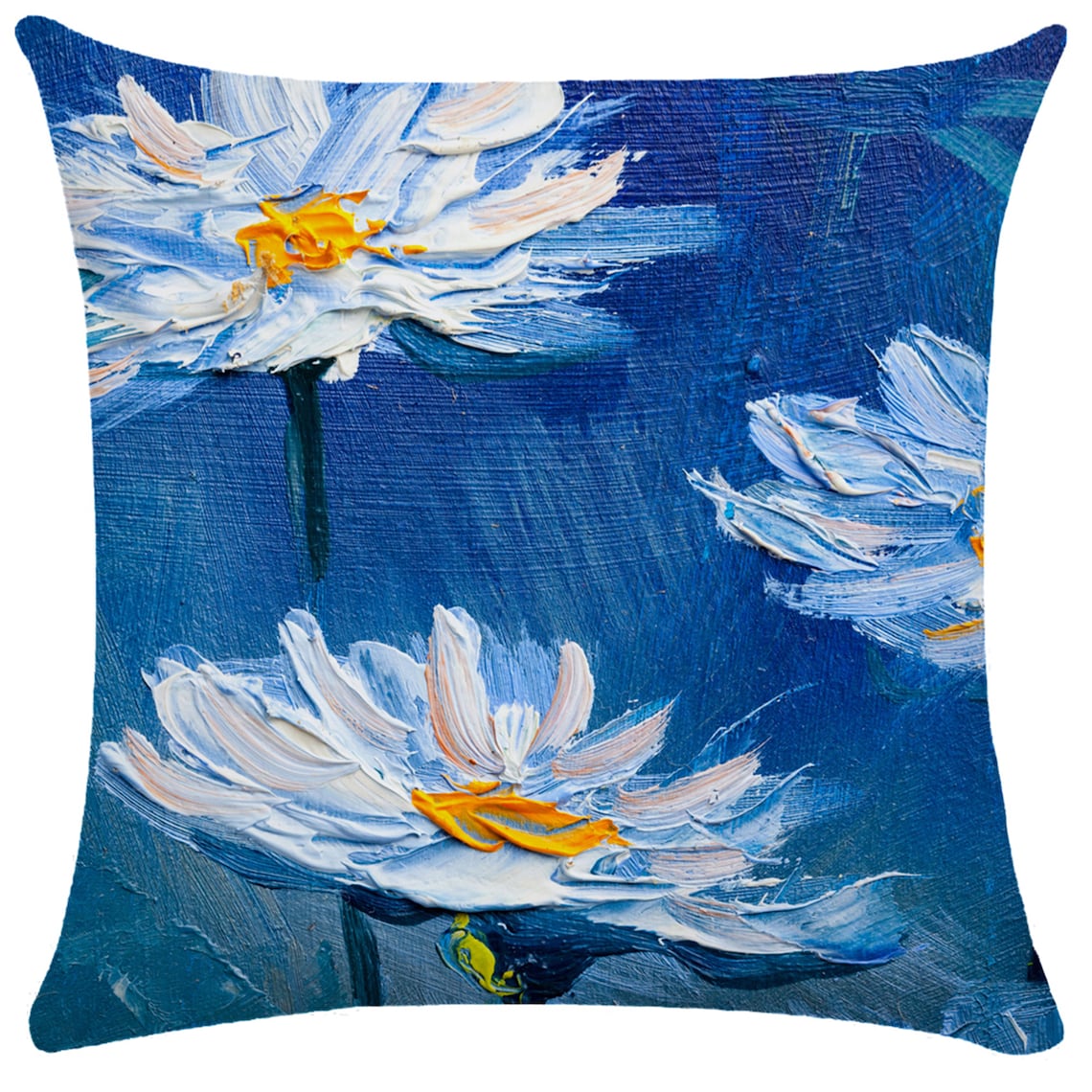 Oil painting pillow coversflowers Throw Pillow cover for Home Etsy