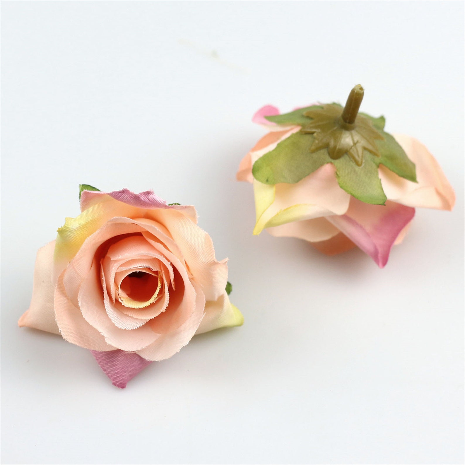 30Pcs mini Silk Roses Heads Single Tone Artificial Silk Etsy
